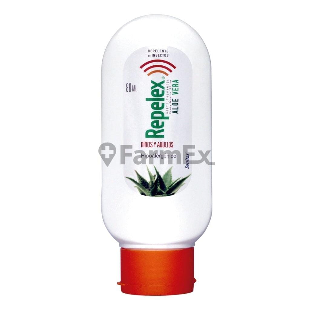 Repelex crema "Aloe vera" "Niños y adultos" x 80 g Farmex-Pluxee-Persistente